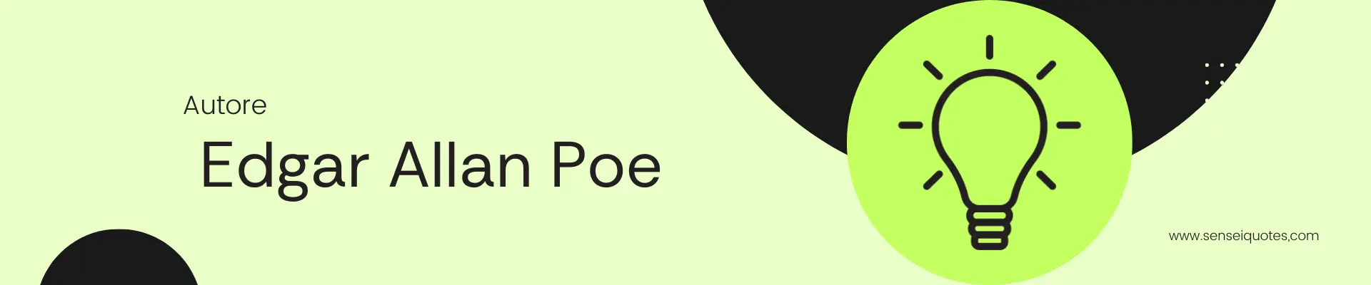 Edgar Allan Poe - Autore - Sensei Quotes